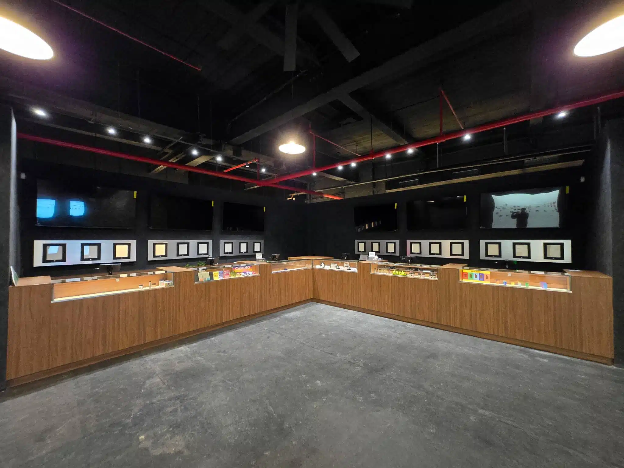 Exterior view of RNR Cannabis Dispensary in Bushwick, Brooklyn with modern, luxury design